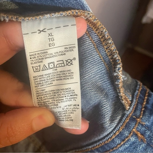 Old Navy Upcycled Custom Made Cowgirl Betty Boop Denim Jean Jacket Size XL Rodeo - Picture 6 of 6